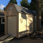 Twin Lakes WI 7x17 Barn with 7' sidewalls